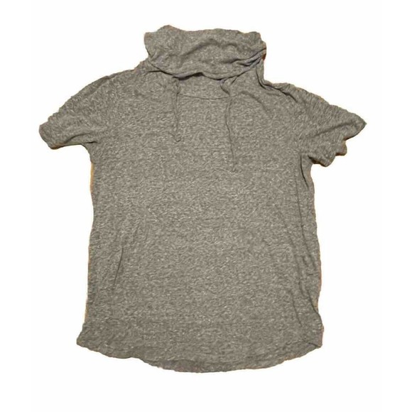 H&M Other - H&M T Shirt Men’s Medium M Grey Short Sleeves Turtle Neck Stretch Knit